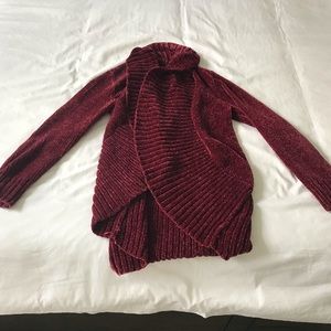 Cardigan maroon seater like new; A New Day Sz. small